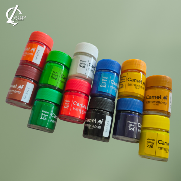 Camel Poster Colours Set (12 Shades) - Image 2